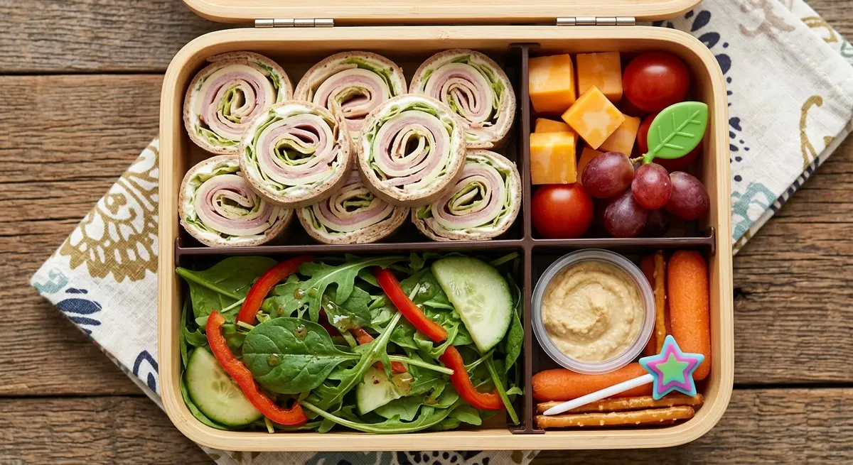 Ham & Cheese Pinwheel Bento
